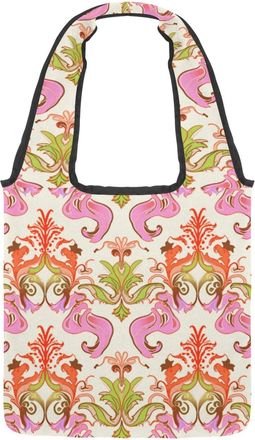 Generic 871129_1 Reversible Canvas Shoulder Tote - Double-Sided Print, 12oz Cotton, 27cm Drop, Fold-Flat Bag for Travel, Shopping, Street Outings