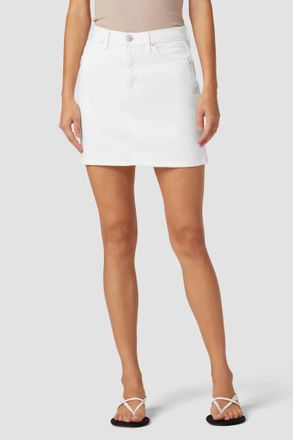 Hudson Viper Mini Skirt In White Shadow