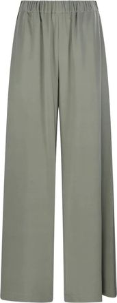 Max Mara Pantaloni con vita elasticizzata - Verde
