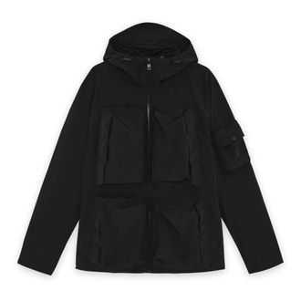 Lyle & Scott Lichtgewicht Ripstop Jas - Heren - Jassen - Zwart - Maat: XS Nylon