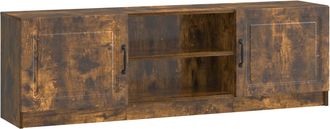 vidaXL Mueble De Tv Roble Ahumado 150 X 31 X 47 Cm Vidaxl