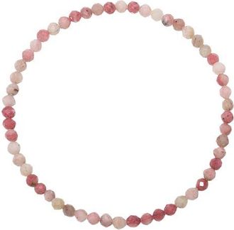 Zoe Lev Jewelry Rhodochrosite Stretch Beaded Bracelet in Pink at Nordstrom