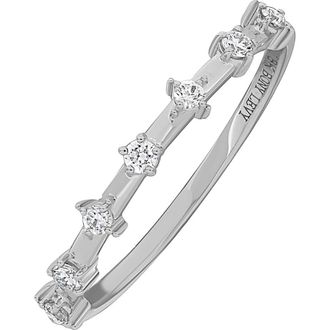 Bony Levy Aviva Diamond Stacking Ring in 18K White Gold at Nordstrom Rack, Size 6.5