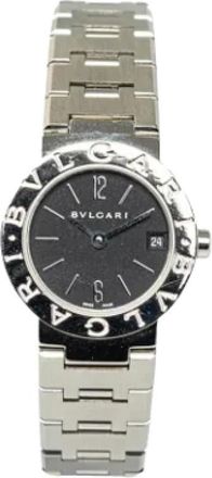 Bulgari Pre-owned Watches, female, Black, Size: ONE SIZE Pre-owned Stainless Steel watches