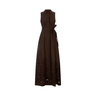 P.A.R.O.S.H. Cannes Shirt Dress - female - P.A.R.O.S.H. - Shirt Dresses - Brown - XS - Dresses