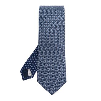 Ferragamo Heren, Accessoires, Blauw, Maat: ONE Size Zijde