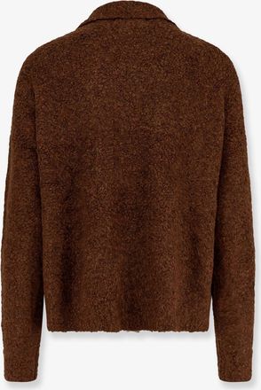 Woodbird Mens Loop Sweater Brown Recycled Polyester
