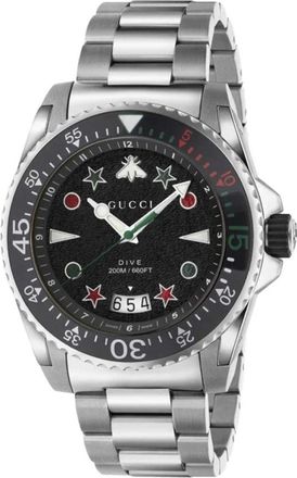 Gucci Duikhorloge - Heren - Horloges - Grijs - ONE Size - Accessoires