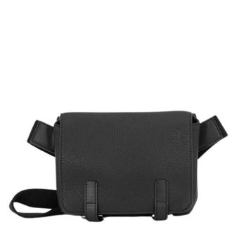 Loewe Pre-owned Sling Bag - Dames - Pre-owned - Zwart - Maat: ONE Size Leer