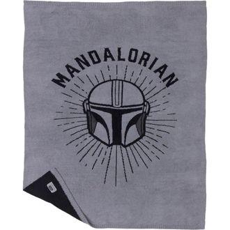 Barefoot Dreams x Star Wars CozyChic Mandalorian Throw Blanket in Graphite/Carbon at Nordstrom Rack
