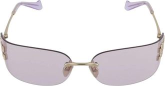 Miu Miu A51S Zonnebril - Dames - Zonnebrillen - Geel - ONE Size - Accessoires