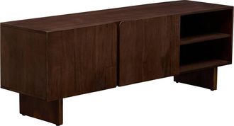 Atmosphera Mueble Para La Tele Con 2 Puertas Y 2 Compartimentos Nyero, 40 X 147 Cm, Marr&oacute;n - Atmosphera Cr&eacute;ateur DInt&eacute;rieur
