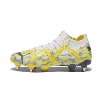 Puma Mens FUTURE ULTIMATE MxSG Football Boots - Yellow - Size UK 10.5