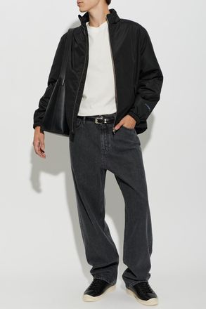 Jil Sander Insulated Jacket With Stand-up Collar, Mens, Black