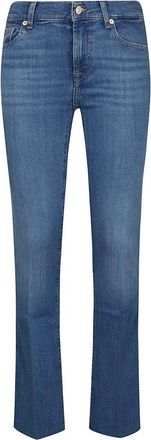 7 For All Mankind Tailorless Bootcut - Dames - Bootcut Jeans - Blauw - W24 - Katoen - Jeans
