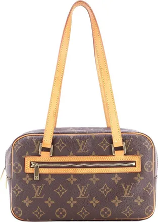 Louis Vuitton Brown Monogram Canvas Cite Mm (Authentic Pre-Loved)