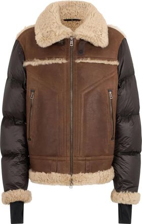 Moncler Argens Padded Jacket - male - Moncler - Faux Fur & Shearling Jackets - Brown - 2XL - Jackets