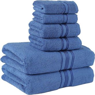 Luxury Home 6Pc Cotton Towel Set