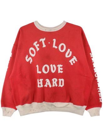 Saint Mxxxxxx Soft Love sweater - men - Cotton - S - Red