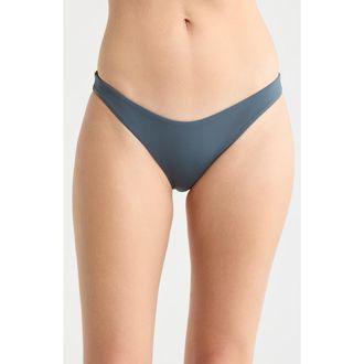 O'Neill Rockley Saltwater Solids Bikini Bottoms in Slate at Nordstrom, Size Xx-Large