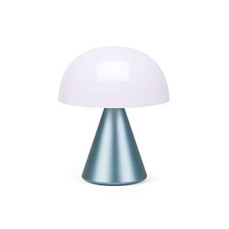Lexon Mina M Tragbare LED-Lampe, Hellblau