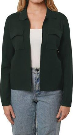 Cyrus Open Front Knit Cardigan in Waxed Loden at Nordstrom Rack, Size X-Small