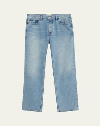 Frame Denim Mens Relaxed Light Wash Jeans