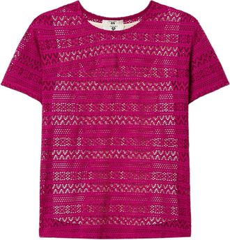 Twin-Set knitted T-shirt - Purple