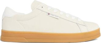 Tommy Hilfiger suede leather sneakers - Neutrals