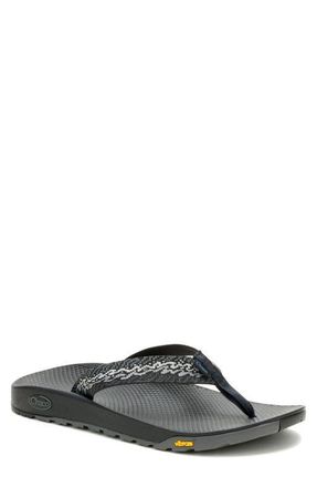 Chaco Rapid Pro Flip Flop in Eddy Black Graphite at Nordstrom, Size 13