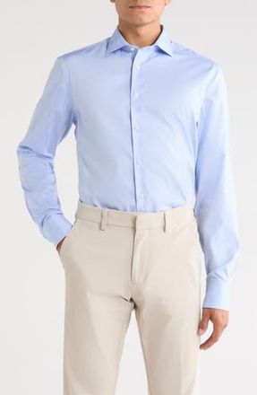 Canali Cotton Dress Shirt in Light Blue at Nordstrom Rack, Size 39