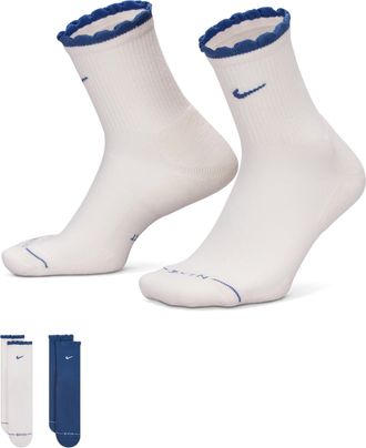 Nike Unisex Everyday Elevated Micro-Crew Socks (2 Pairs) in Multicolor | IH8621-904
