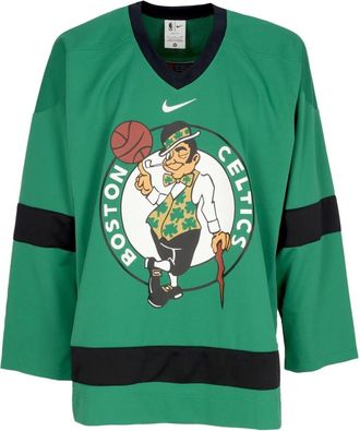 Nike Boston Celtics V-Hals Jas - Heren - Fitness - Groen - XS - Polyester - Fitness