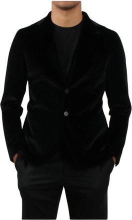 Tagliatore Giacca Montecarlo - Heren - Blazers - Zwart - XL - Katoen - Jassen