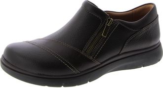 Clarks Womens Certina Pure Shoes, Color Dark Brown, Size: 7.5 UK