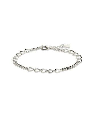 Sterling Forever Rhodium Plated Kenna Chain Bracelet