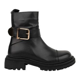 Sergio Moretti Botines de tac&oacute;n de punta - Shoes - Mujer - Negro - 39 EU
