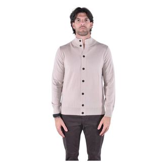 MC2 Saint Barth Savile Cardigan - Heren - Truien - Beige - Maat: 2XL Zijde