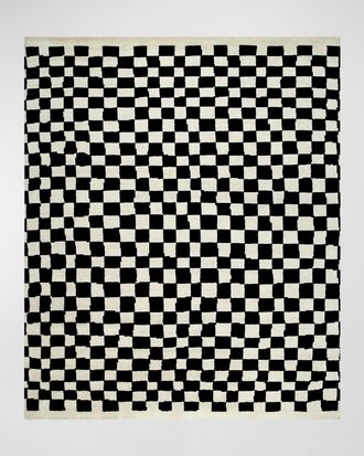 Surya Rugs Damier Hand-Knotted Rug, 8 x 10