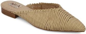 Mia Abia Pointed Toe Mule in Natural at Nordstrom, Size 9.5