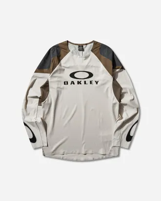 Oakley Men s Seeker Edge Longsleeve Jersey Mist / Army Green
