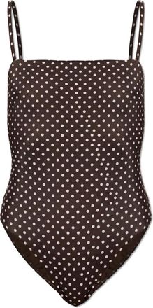 Matteau Petite Square Maillot - Dames - Badpakken - Bruin - M - Badmode