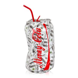 Arte Dal Mondo Adm - Resin Sculpture Crushed Can Dollars