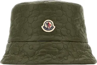Moncler Green Reversible Floral Bucket Hat