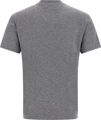Fendi Logo-Print Jersey T-shirt - Grey