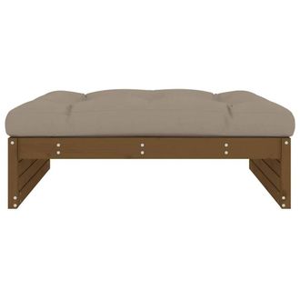 Berkfield Home Beautiful Garden Footstool Honey Brown 120x80 cm Solid Wood Pine
