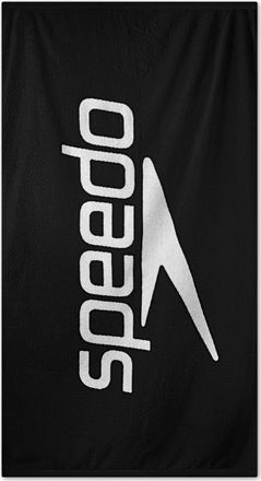 Speedo Logo Handdoek (Zwart/Wit)