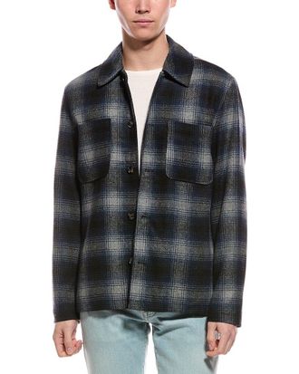 Slate & Stone Plaid Wool-Blend Shirt Jacket