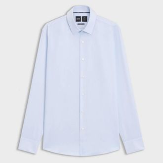 HUGO BOSS P-Hank- High-Performance Slim-Fit Shirt, Brand Size 38 (Neck Size 15)