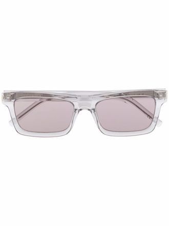 Saint Laurent Eyewear Occhiali da sole rettangolari - Argento